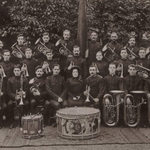 Anonymous, Photograph of the Stratford Brass Band, c.1907-20